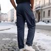 Европейские и американские спортивные брюки-джоггеры с несколькими карманами, осенние спортивные вельветовые мужские повседневные брюки