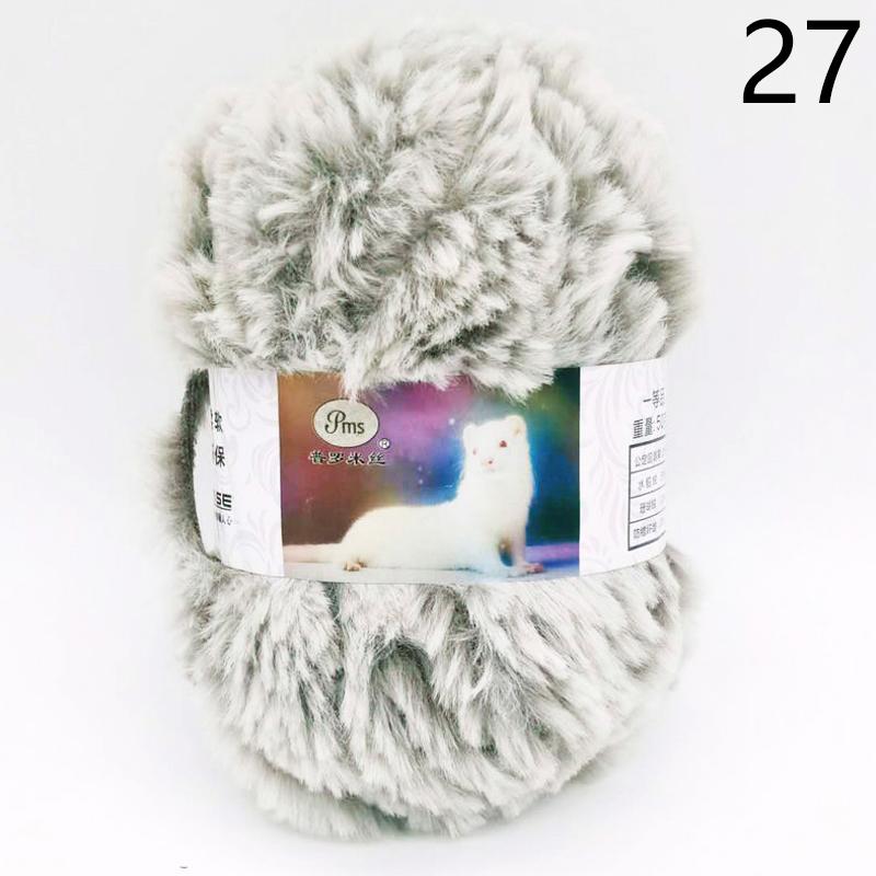 1 шт., 50 г, смешанная пряжа, норковый флис, не скатывается, пряжа для ручного вязания для свитера, шарфа, рукоделия своими руками