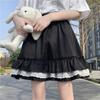 Мини-юбки женские с кружевными рюшами в японском стиле Kawaii