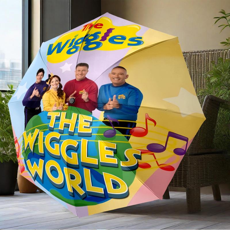 Wiggle And Learn Show Umbrella Folding umbrella, automatic umbrella 8-Frame for Travel, camping Use Gift for Halloween Christmas