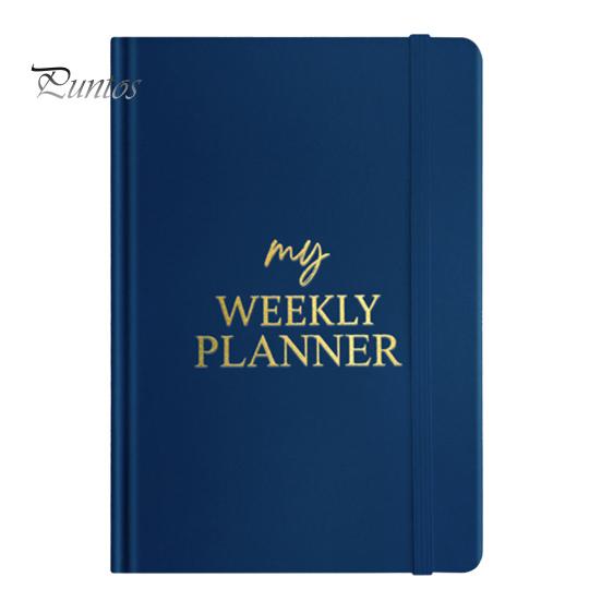 Еженедельный планировщик на 2025 год с почасовыми временными интервалами, ежемесячная/еженедельная книга встреч, круглогодичная организация, бархатная обложка