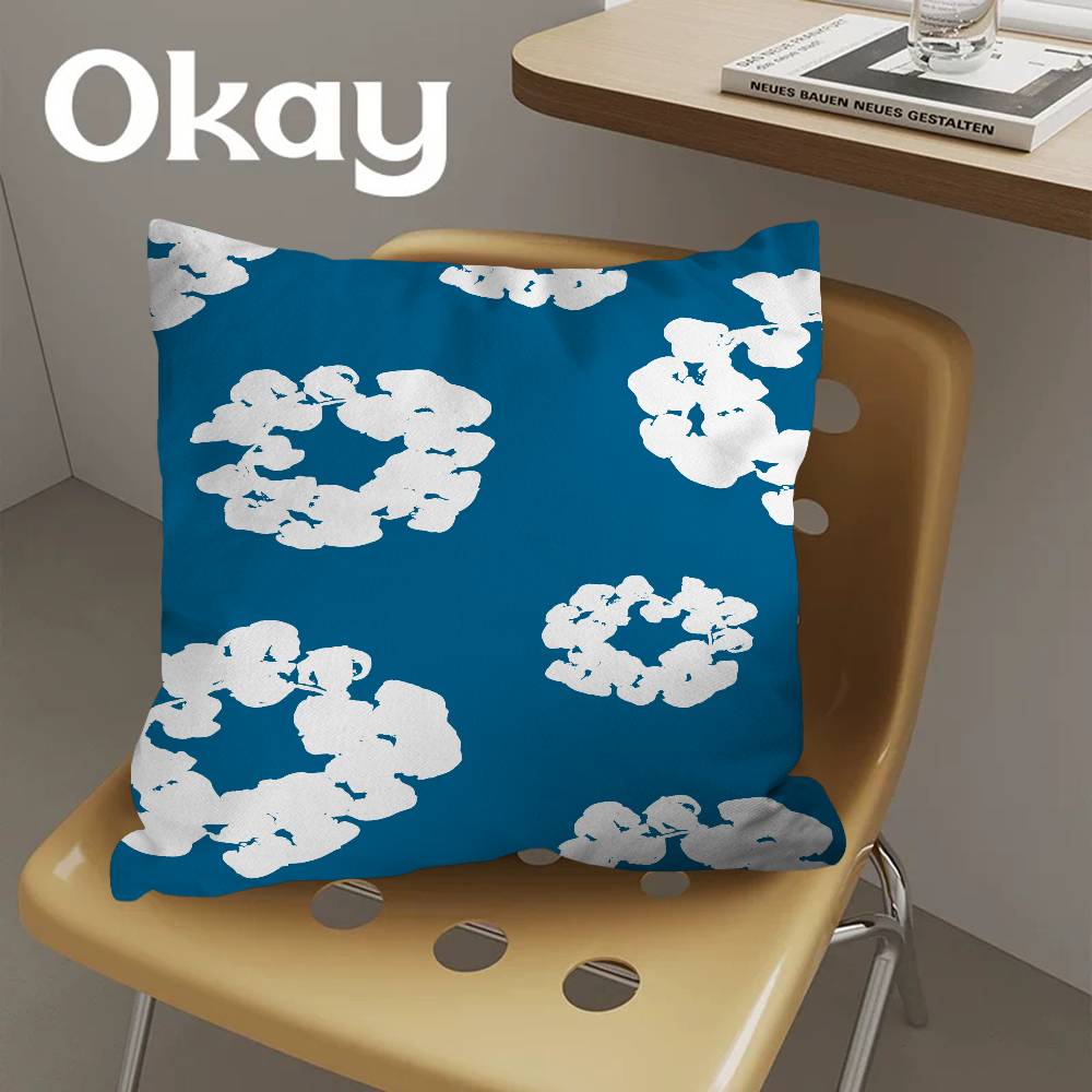 Роскошный D-Деним T-Tears Наволочка Подушка-игрушка для дивана автомобиля Рождественский подарок 40x40см 45x45см