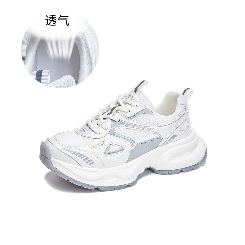 Absorbent sole dad shoes women's 2025 summer new mesh breathable sports shoes women's casual women's shoes versatile shoes children