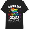 T Shirt Herren Ich Bin Das Regenbogenschaf Der Familie Vintage Washed Fashion Designer Clothes Homme Soft Stretched Casual