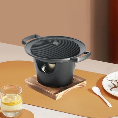 Мини-гриль Hibachi Настольный угольный антипригарный одноместный японский гриль-барбекю