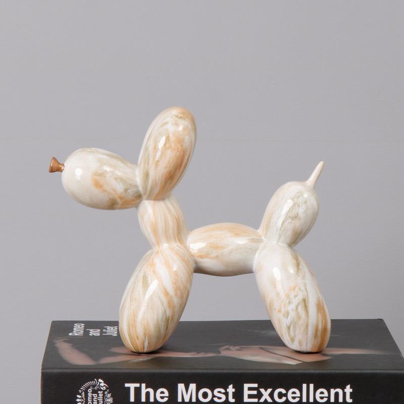 Скандинавское современное искусство, полимерная скульптура граффити, статуэтка собаки из воздушных шаров, креативная цветная поделка, подарок, декор для дома, офиса, рабочего стола