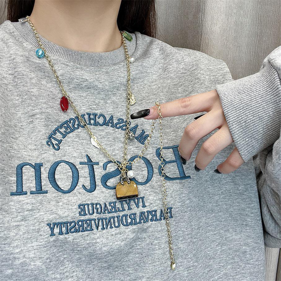 Универсальное ожерелье и цепочка на талию из натурального камня 2024 года: Высококлассный, уникальный стиль