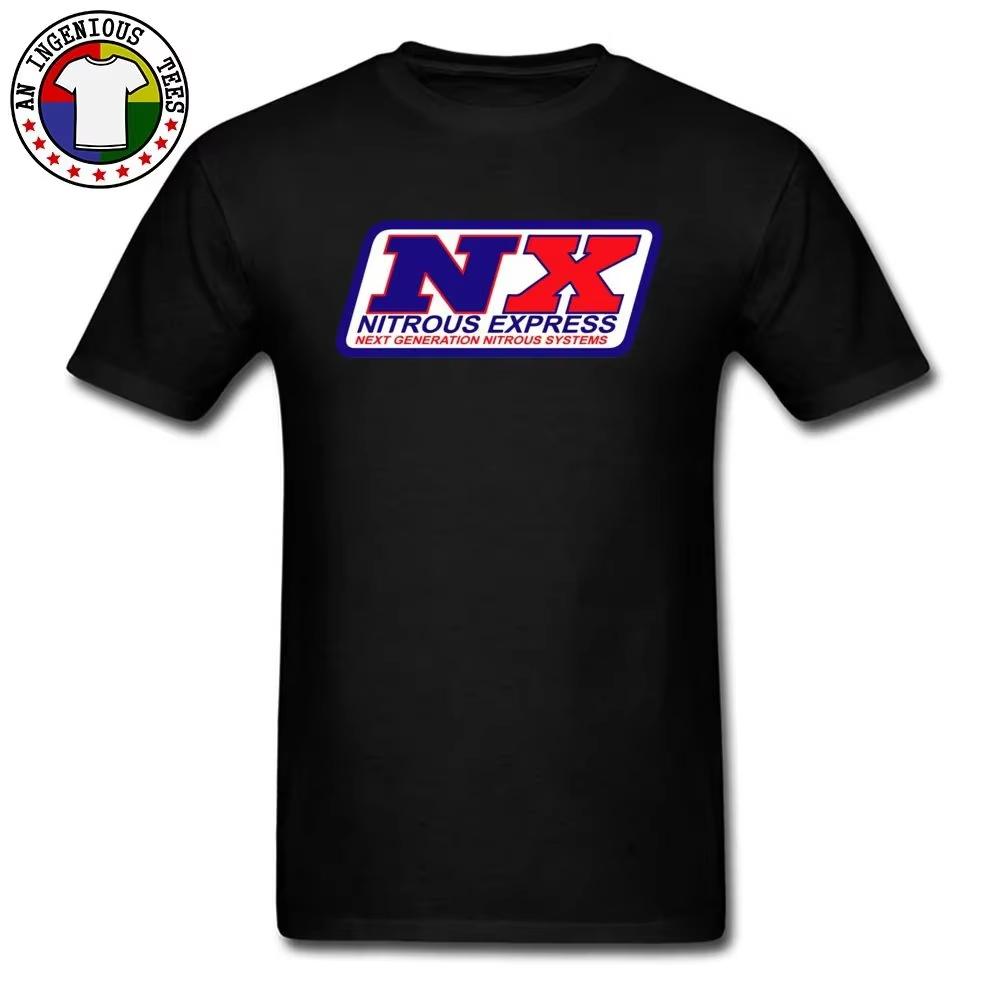 2026 New Nitrous Express Logo Designers Tshirts For Printed Brand Street Crew Neck Cotton Fabric Fashion Tshirt Custom