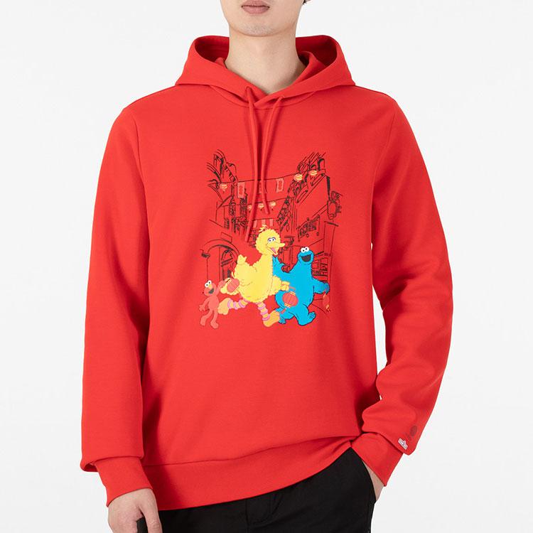 Adidas Повседневная спортивная толстовка с животным принтом, мужские топы, красный HD7295