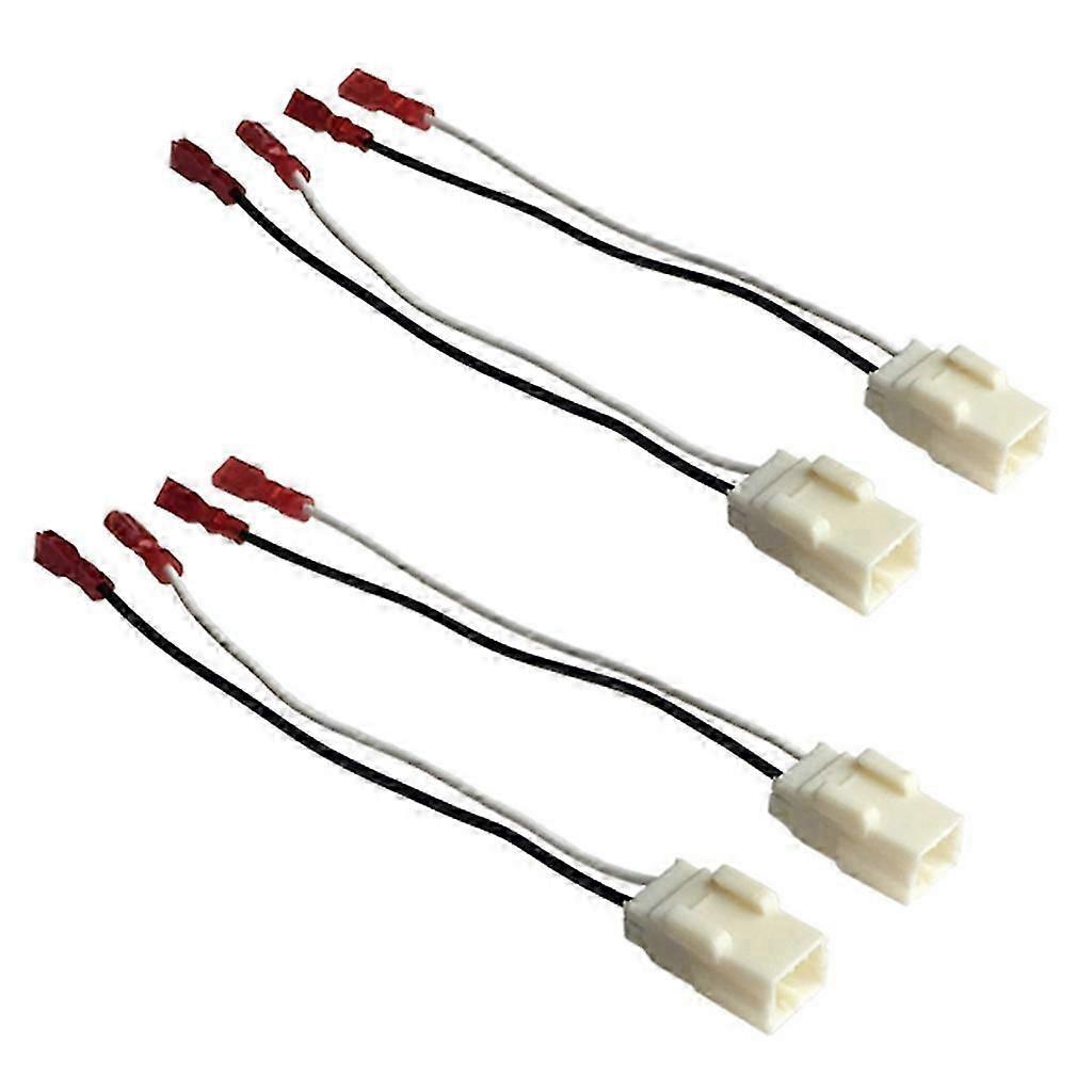 4Pcs Car Speaker Audios Harness Wire Adapter for Chrysler Dodge