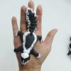 3D-печатный скунс Милое маленькое животное Модель игрушки скунса Суставы подвижные Забавные игрушки Украшения для дома и офиса Креативный подарок