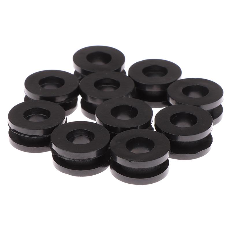 10Pcs Black Motorcycle Side Cover Rubber Grommets Gasket Fairings For Honda For Suzuki Cbr Gsxr Ninja Zx Yzf Kawasaki
