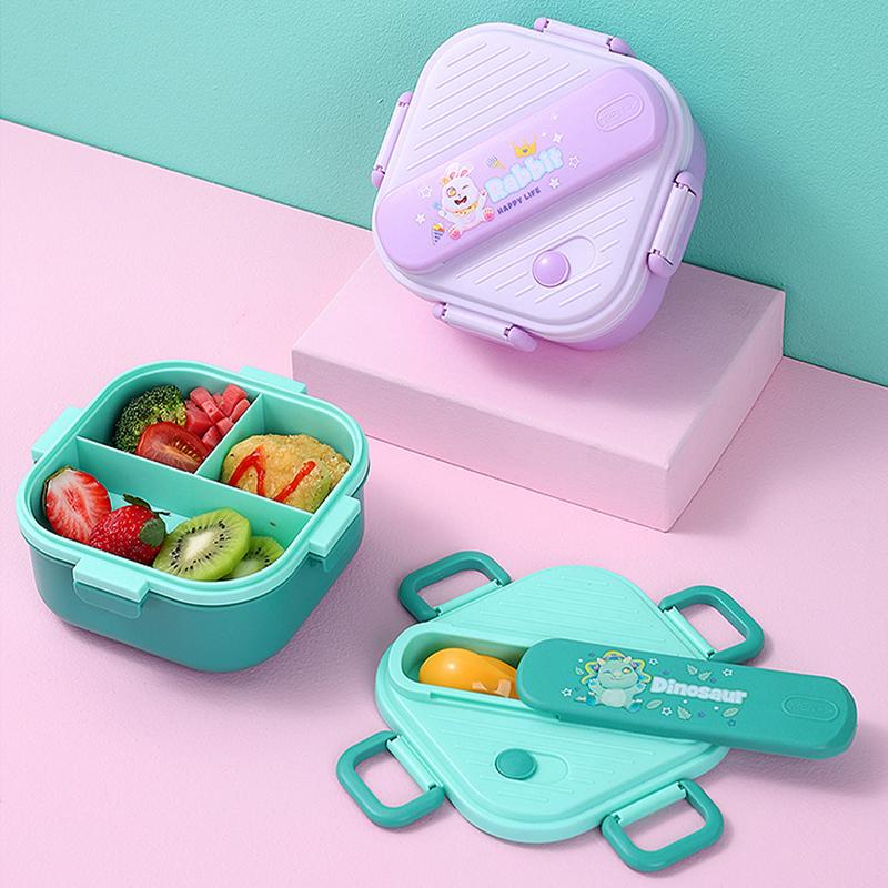 3 сетки Unicorn Lunch Box для детей, студентов, сэндвичей, фруктов, контейнер для хранения еды, мультфильм, детский Bento Box для школы, кемпинга