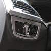 Car Headlight Head Light Switch Knob Button Panel Cover for BMW X3 G01 X4 G02 2018 - 2022 Trim Sticker Interior Accessories