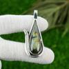 Свадебный подарок для нее Подвеска из стерлингового серебра 925 пробы с натуральным лабрадоритом