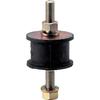 TRUSCO Round Anti-vibration Rubber Double Bolt Maximum Load 185N