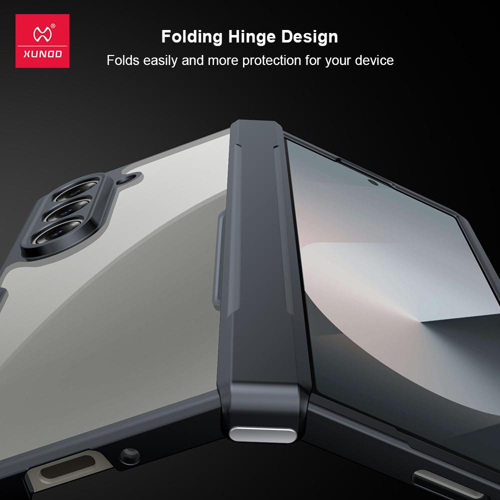 Xundd For Samsung Galaxy Z Fold6 SE Case For Galaxy Z Fold6 Phone Cover Shockproof Protective Shell Clear Transparent Cases