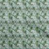 Cotton Flex Green Fabric Abstract Watercolor Floral Dress Material Fabric Print Fabric By The Yard 40 Inch