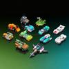 New Wheels 1:64   C02 Optimus Prime Megatron Action Figures Assembled Car Model Collectible Gift