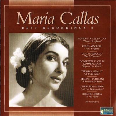CD МАРИЯ КАЛЛАС - Лучшая запись 2 CO3502 Classic Options 2006 Франция Классика Б/у