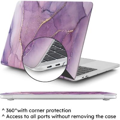 ICasso Совместимый с MacBook Pro 13 дюймов Чехол 2022 2021 2016-2020 годов выпуска A2338 M2/M1/A2159/A1989/A1706/A1708, Чехол из твердого пластика с 5 рядами клавиатуры