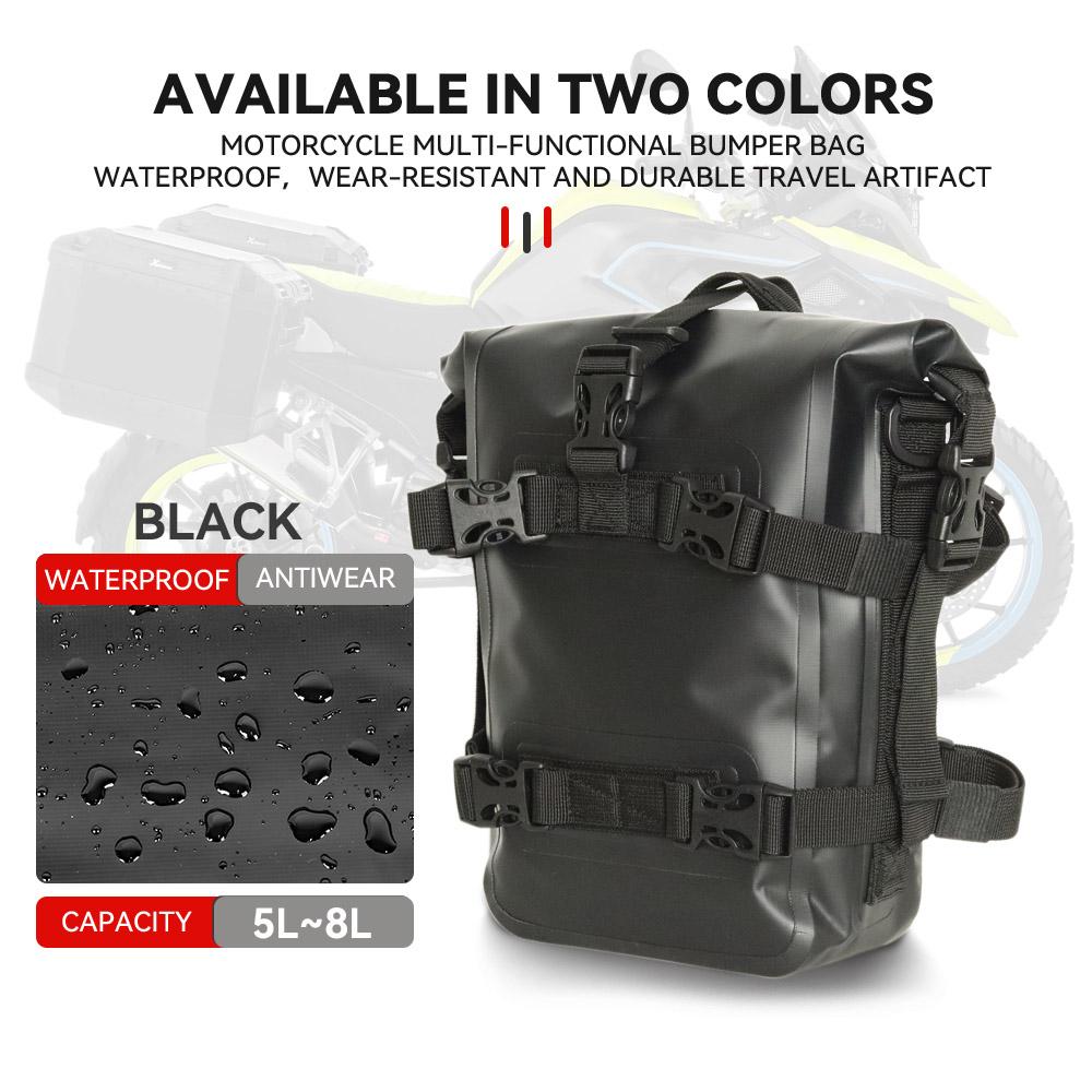 Waterproof Bag For Himalayas BMW GS850 F850GS F900GS F800GS ADV F900 Motorcycle Frame Crash Bar Bags Waterproof 8L Side Bumpers