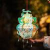 Handcrafted Calabash Lantern Handheld Chinese New Year DIY Luminous Flower Light for Mid-Autumn Festival Hanfu Cosplay Wedding Decor