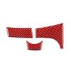 For BMW 3 Series E90 E92 E93 2005-2012 Soft Carbon Fiber Car Headlight Switch Both Sides Decorative Sticker Auto Accessories