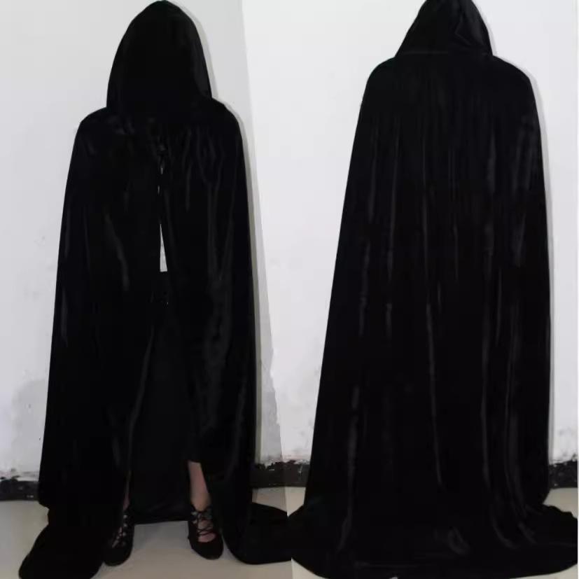 Halloween cape COS Death's Long Cloak Wizard and Witch Cloak Prince and Princess Cloak Shop