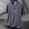 Summer Fashion 10 Colors Pure Cotton Men T-shirt Round Neck Short Sleeve Loose Mans Tee Shirt Large Size S-6XL