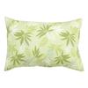 Merry Night "Resort Leaf" Pillowcase, Green, Approx. 43 X 63 Cm, Zippered, Easy To Insert, Washable, Quick-Drying, Wrinkle-Resistant, FF16114-53