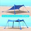 Beach Tarp Beach Sand Digging Tent Lycra Sunshade Sunscreen Shelter Outdoor Park Beach Fishing Camping Tent