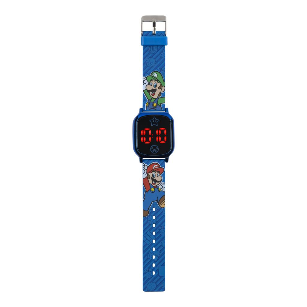 ACCUTIME Цифровые кварцевые часы Super Mario GSM4097AZ синие