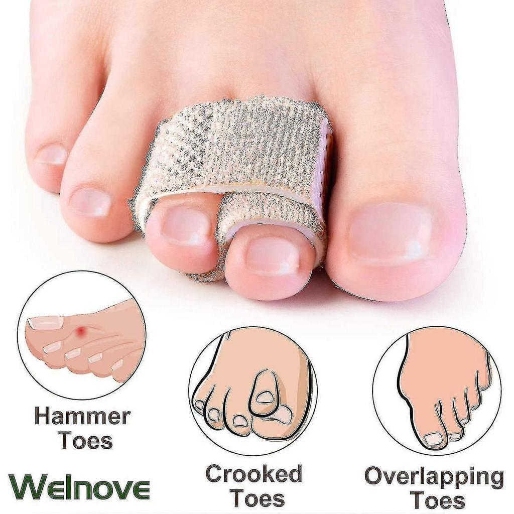 6-pack Of Hammer Toe Straighteners For Straightening Hammer Toes, Broken Toes, Crooked Toes And Over Edition 0621
