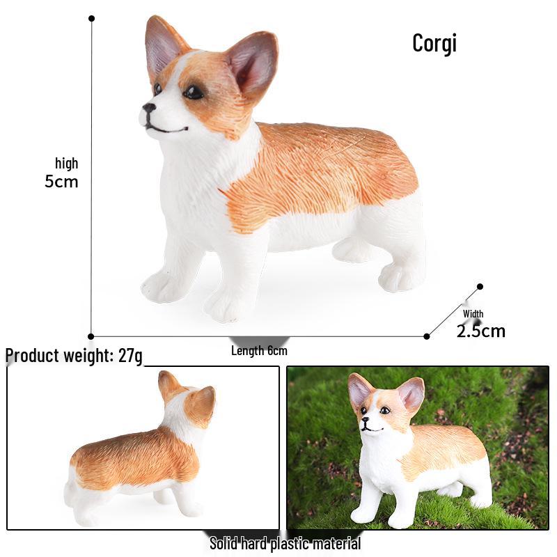 Cute Animal Models: Japanese Raccoon, Flying Squirrel, Monkey, Rabbit, Squirrel, Shiba Inu, Tiger, Lion, Lizard Toy Set