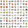 100 Aesthetic Stickers, Laptop Stickers for Skateboards, Guitars