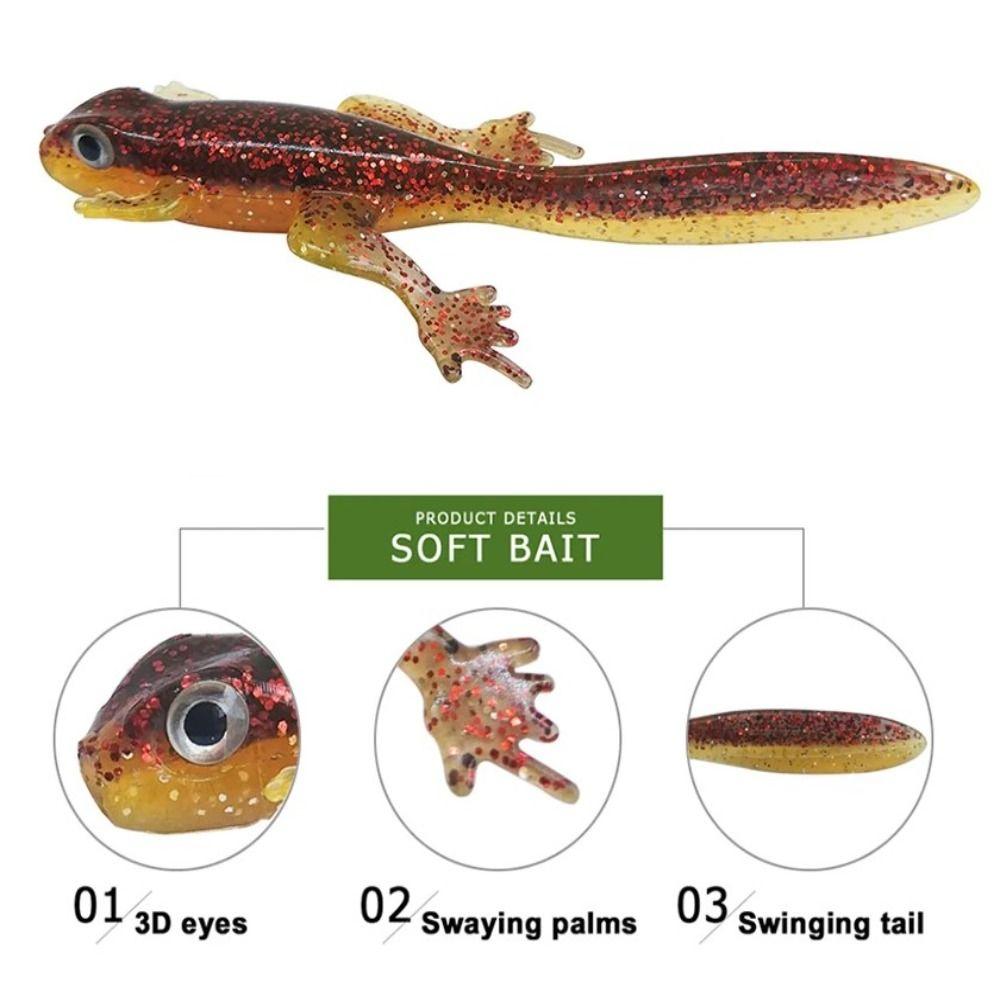 1/10pcs 8cm Tadpole Soft Bait 3.8g Soft Bait New Soft Fishing Lures