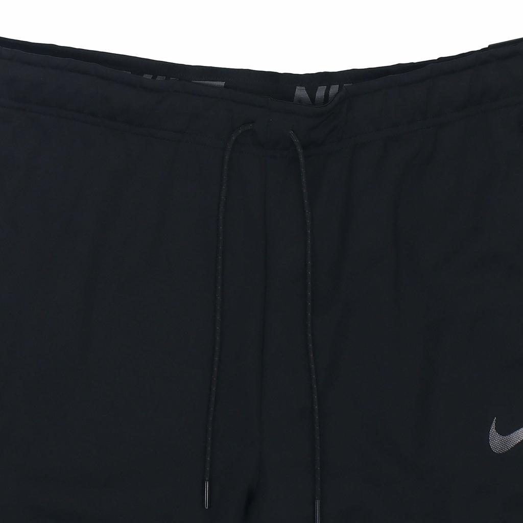 Nike THERMA Тренировочные длинные вязаные спортивные штаны с флисовой подкладкой Мужские Черные 932272-010