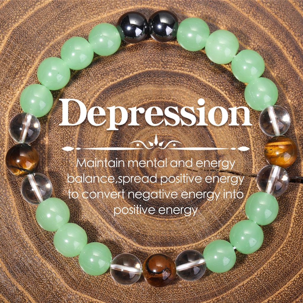 Protection Natural Stone Bracelet For Women Men Attract Good Luck Money Protection Health Crystal Citrine Tiger Eye Bracelet