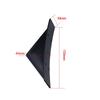 4pcs Universal Car Rear Bumper Lip Diffuser Shark Fins Canards Spoiler Splitter Carbon Black ABS Anti-Collision Accessories