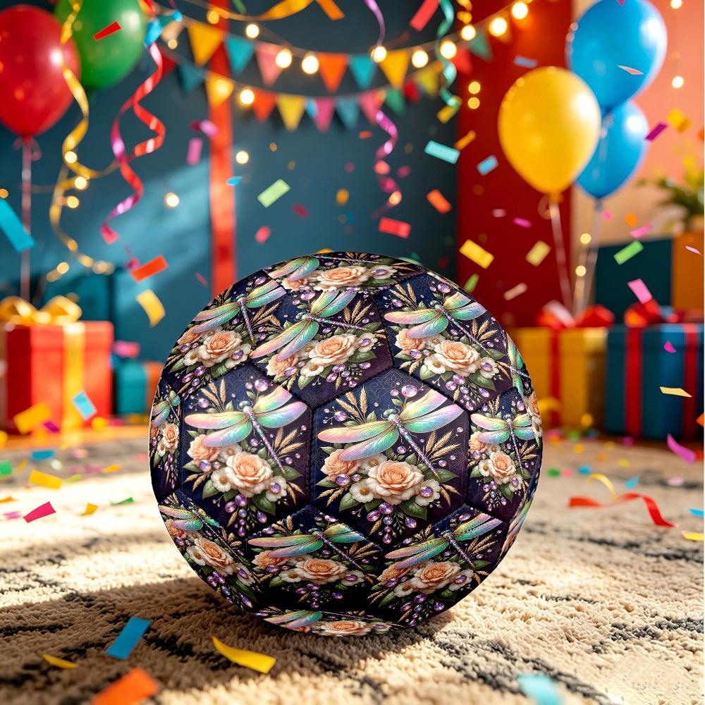 1pc Dragonfly Garden Size 5 Soccer Ball Professional Lightweight Durable Match Training Football Indoor &Outdoor Sports BallTraining Ball y71