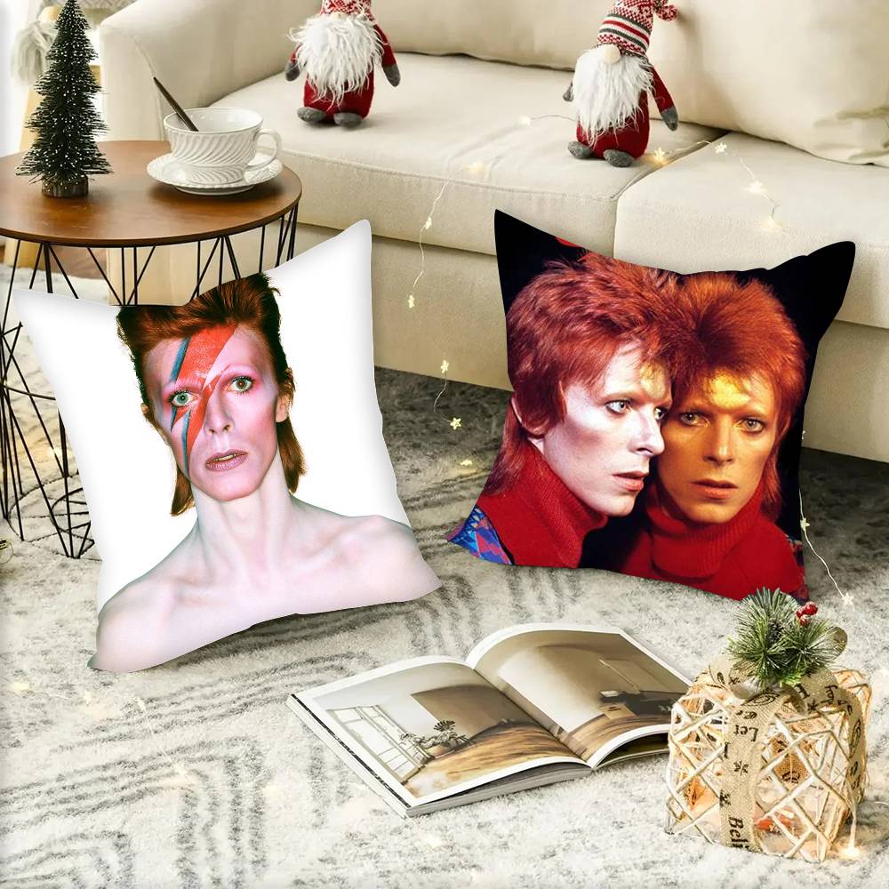 Singer D-David B-Bowie cool Pillowcases cushion covers living room sofas home decor gifts