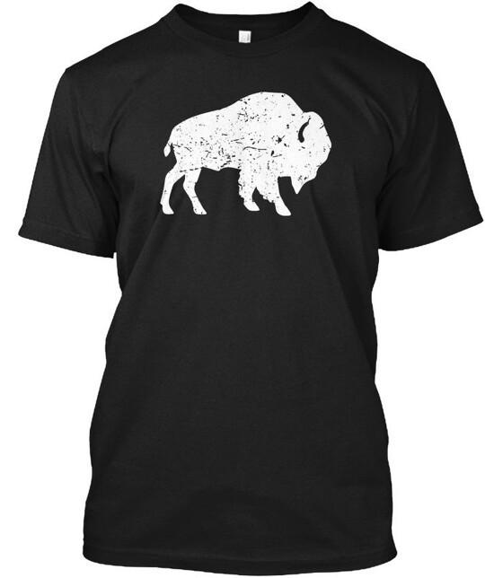 Sacred White Buffalo T Bison T-Shirt Size S to 5XL