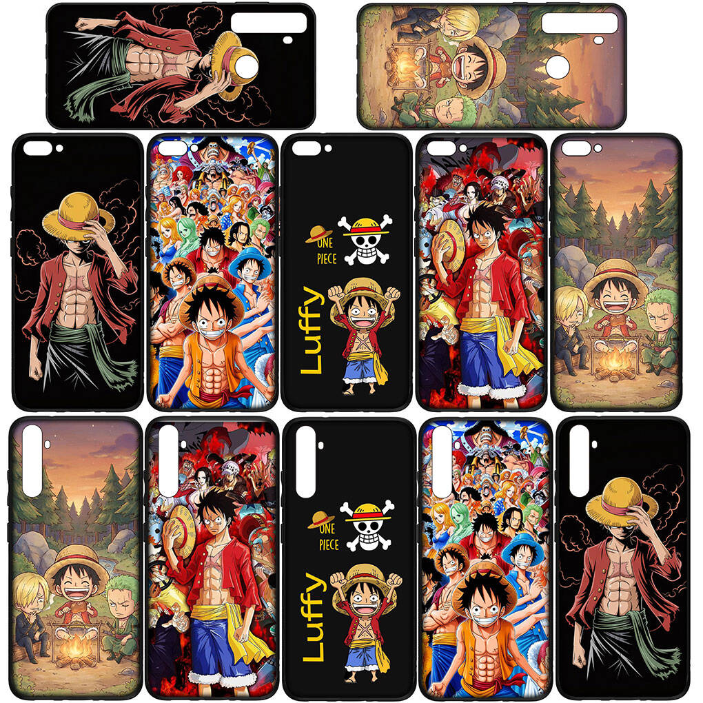 Phone Case for iPhone 17 15 16 Plus Xiaomi Poco X7 X6 F8 F7 M8 C85 C75 C71 Redmi Note 14 12 11 13 Pro Max A4 14C 15C Zoro One Luffy Pieces Sanji Cover