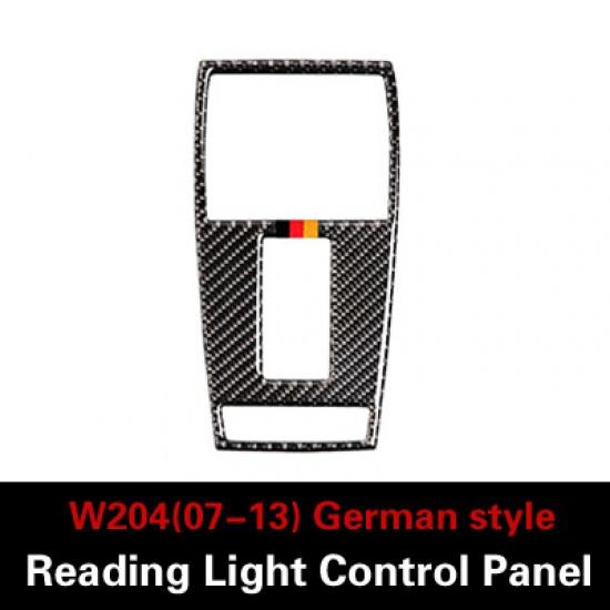 Автомобильные аксессуары, внутренняя лампа для чтения, контрольная плоскость, авто наклейка для Mercedes W204 (07-13) W212 (10-12) С Класс Е
