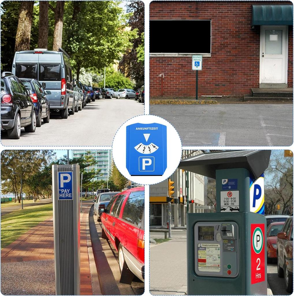 Парковочные диски Парковочный счетчик Парковочный диск для автомобилей Парковочный диск со скребком для льда для автомобилей и мотоциклов Парковочный диск Парковочный счетчик для автомобилей