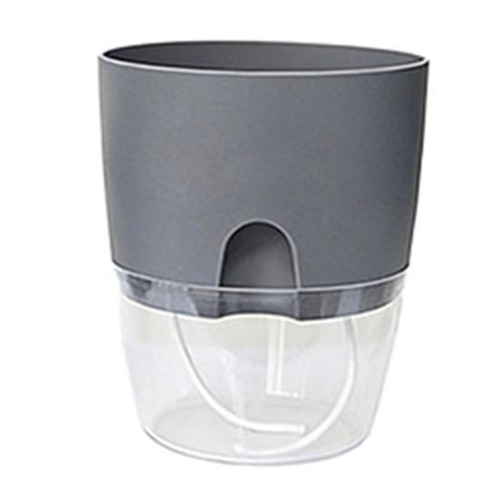 Цветочный горшок Yousheng с дренажными отверстиями, отверстием для залива воды, автоматическим самополивом, гидропонным цветочным горшком, прозрачным основанием, гидропонной посадкой
