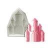 Yousheng Fondant Mold Уникальная форма из термостойкого силикона без BPA, форма для торта в форме замка принцессы, кухонные принадлежности