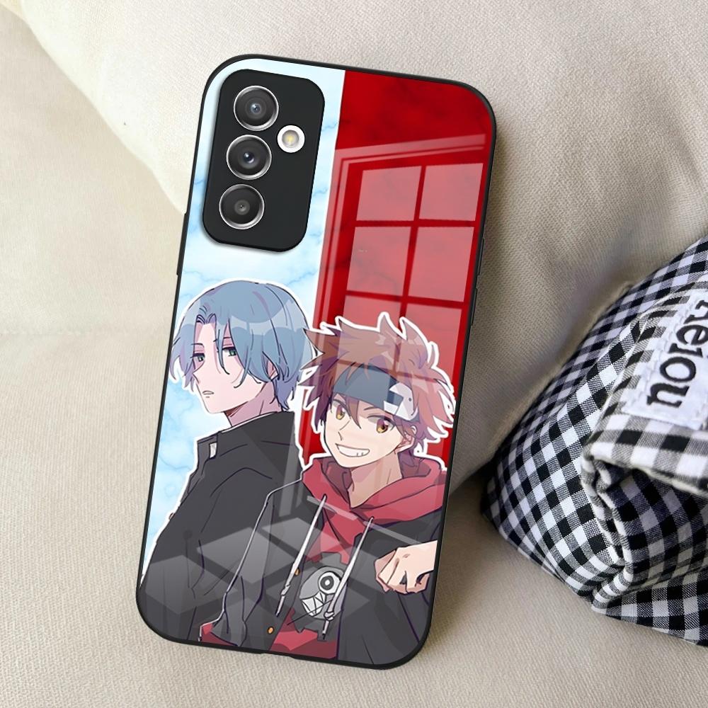 Чехол для телефона с аниме-персонажем S-Sk8 The Infinity для S25 Samsung S24 Ultra S23 Fe S22 Plus S20 S21 A16 A54 A34 A53 Стеклянная крышка