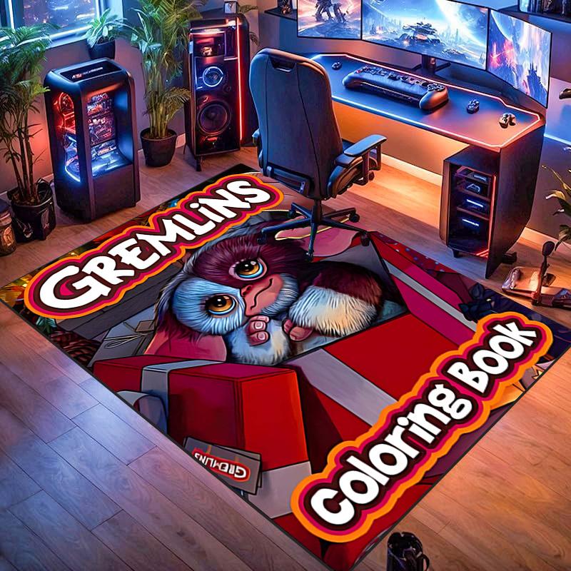 Whimsical Gremlins Adventure carpet printing floor mats Room Fashion Bathroom mat